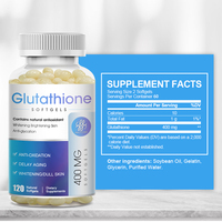 OEM 1000mg L-Glutathion Champignons Produits de Beauté Détoxifiant Antioxydant Herbal 120 Capsules Marque Privée Adulte