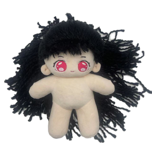 Kpop lindo estilo <span class=keywords><strong>de</strong></span> dibujos animados <span class=keywords><strong>muñeca</strong></span> <span class=keywords><strong>de</strong></span> algodón Unisex suave peluche tejido <span class=keywords><strong>lana</strong></span> <span class=keywords><strong>pelo</strong></span> encantador modelo para decoraciones y regalos - Product Image 3