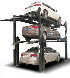 تخزين سيارة هيدروليكي للخدمة الشاقة ، رفع سيارة مكدس ثلاثي بأربع وظائف - Product Image 1