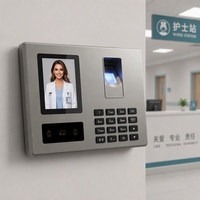 Terminal de Présence JINGXIN T9 SSR Ergonomique avec Téléchargement USB, Détection Faciale et Empreinte Digitale pour Hôpitaux