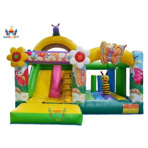 Château gonflable de haute qualité avec thème d'animaux, bannière, toboggan, château gonflable papillon, château gonflable <span class=keywords><strong>abeille</strong></span>, château gonflable à vendre - Product Image 1