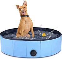 Neue Innovationen Tragbarer Haustier pool Runder Schwimm kasten für den Außenbereich