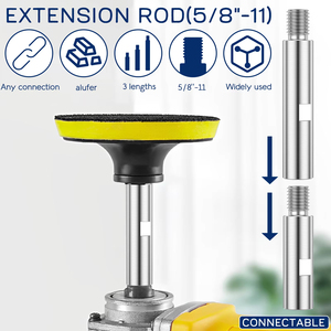 M14 góc Máy mài mở rộng <span class=keywords><strong>Rod</strong></span> 75/100/140mm chủ đề Adapter <span class=keywords><strong>Rod</strong></span> đánh bóng Pad Mài kết nối <span class=keywords><strong>rod</strong></span> Phụ kiện đánh bóng - Product Image 3