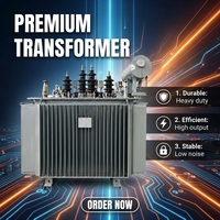 Transformateur Électrique à Immersion dans l'Huile de 50 kVA à 500 kVA, Transformateur Élévateur de Tension, Vente en Gros