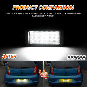Emark Canbus Design senza errori accessori per auto LED targa lampada per VW up <span class=keywords><strong>Skoda</strong></span> <span class=keywords><strong>Citigo</strong></span> Seat Mii 1 s0943021 - Product Image 5