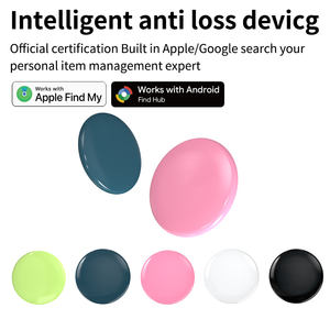 Pelacak GPS Mini MFI Sistem Ganda IOS Google Android Find My Locator Anti Hilang IP65 dengan Navigasi GPS untuk Hewan Peliharaan Air Tag - Product Image 2