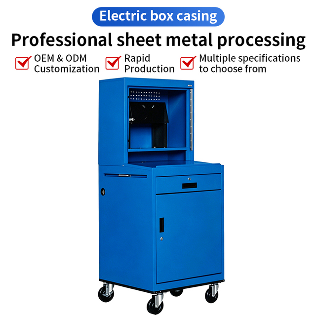 Customized Industrial Grade Vertical Computer Cabinet Dustproof Energy Storage Sheet Metal Enclosure Processing