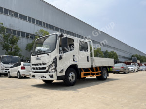 Prix d'usine JMC T822 4X2 3T Dropside Camion Camion de livraison de marchandises Camion cargo léger à double rangée Cabine Camion pour l'Algérie - Product Image 2