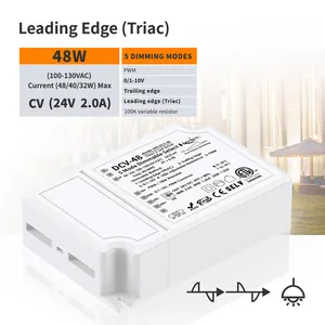 48W tích hợp với TRIAC Dali đẩy 0-10V từ xa mờ chức năng dẫn lái xe