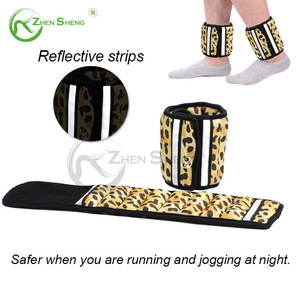 Zhensheng Logotipo de impresión personalizado Material 2mm Tela de neopreno, nylon, arena de hierro, partículas de hierro Tobillo y pesos de muñeca - Product Image 2