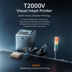 Docod t2000v trực quan máy in phun tất cả trong một mã vạch Mã hóa máy cho dây chuyền đóng gói chống hàng giả dấu vết dữ liệu in ấn - Product Image 2