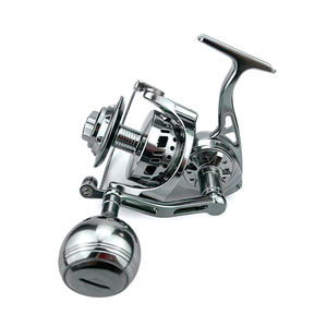 بكرة صيد دوارة من الفولاذ المقاوم للصدأ بنسبة تروس 5:1:1، مثالية لصيد الأسماك في المياه المالحة والمحيطات، مناسبة لصيد سمك التونة - Product Image 2