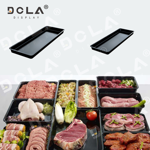 Butcher siêu thị không khí lạnh cứng Polystyrene thịt khay nhựa dài lạnh thịt khay hiển thị tái sử dụng tươi thịt khay - Product Image 1