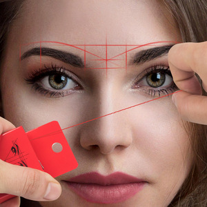 Fournitures de <span class=keywords><strong>tatouage</strong></span> pour règle à sourcils, outil auxiliaire de maquillage permanent pour le <span class=keywords><strong>dessin</strong></span> de lignes d'encre, positionnement, cartographie, boîte à lignes - Product Image 2
