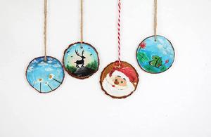 Thân Thiện Với Môi dở dang Tự Nhiên Vòng Thông Gỗ Cây Gỗ Đĩ<span class=keywords><strong>a</strong></span> Gỗ Log Cây Lát Hộp Gỗ - Product Image 4