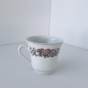 Ceramic Floral Decal Coffee Cup and Saucer Set High Temperature Resistant Suitable for Household Daily <strong>Drinking</strong> &amp; Afternoon Tea - Product Image 3