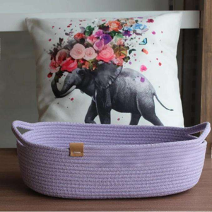 Cordon en <span class=keywords><strong>coton</strong></span> tressé en zigzag pour macramé, cordons pour paniers, cordes décoratives pour la couture à domicile, <span class=keywords><strong>corde</strong></span> à coudre pour paniers décoratifs - Product Image 4