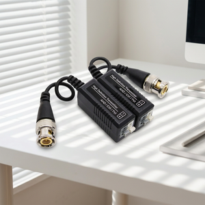 Offres Spéciales CCTV UTP <span class=keywords><strong>BNC</strong></span> vers <span class=keywords><strong>Rj45</strong></span> Convertisseur 1080P Vidéo Balun Ventes Directes D'usine Unique Passif Transmetteur À Paire Torsadée - Product Image 1