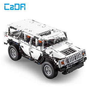 แอป2.4G Rc รถออฟโรด <span class=keywords><strong>Humm</strong></span> H2รถบรรทุกอิฐ CaDa C51044W DIY RC อาคารบล็อกรถ - Product Image 5