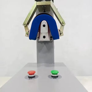 آلة تشكيل جزء علوي للأحذية الرياضية الجلدية ذات الرأس الواحد من نوع FS مع محرك لتشكيل مقدمة/خلفية/كعب الحذاء، تعمل بالحرارة/البرودة، 110 فولت/220 فولت - Product Image 4