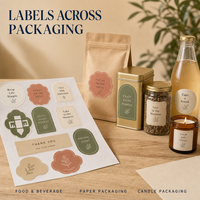 Étiquettes d'emballage imprimées, rouleaux d'autocollants adhésifs, sceaux décoratifs en papier pour boîtes, sacs, bouteilles, pots, bougies, cadeaux