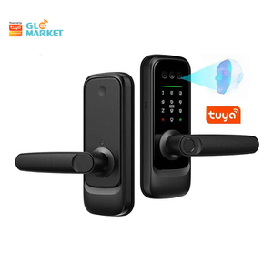 กลอนประตูอัจฉริยะ Glomarket Tuya App ปลดล็อคจากระยะไกล แบบดิจิตอลไร้กุญแจ พร้อมระบบสแกนลายนิ้วมือ บัตร และระบบคลาวด์ Wi-Fi สำหรับประตูอลูมิเนียม - Product Image 1