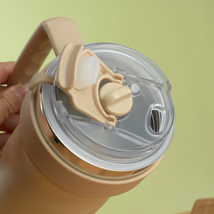 <b>Portable</b> Novelty 20oz Insulation Stainless Steel Tumbler With Lid Straw Coffee Mug For Home Office Use - Product Image 6