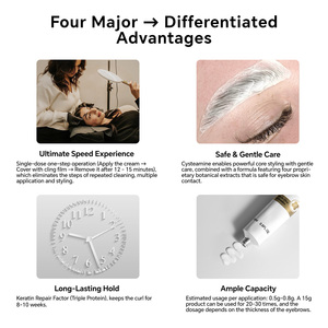 Crème de lamination pour sourcils à effet rapide 2 en 1 Camellia, fixation longue durée, sans bavures, <span class=keywords><strong>fixateur</strong></span> de sourcils - Product Image 6