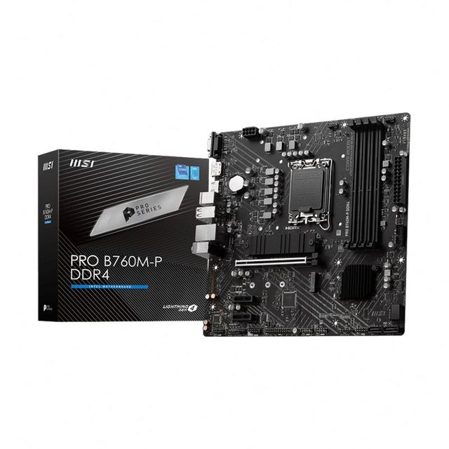 New Arrival  MSI PRO B760M-P DDR4 LGA1700 M-ATX Computer Hardware & Software Gaming Pc Motherboard
