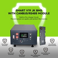 Kit de Caja de Batería Lifepo4 JK 200A BMS V19, 48V 51.2V 280Ah 314Ah 15kWh, Caja Vacía para Batería Lifepo4, Kit DIY con BMS