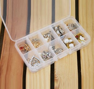 Caja de almacenamiento con 10 ranuras para decoración de uñas, kit de pintura de diamantes de plástico Multicolor, herramientas de diamantes de imitación, caja de almacenamiento ajustable, Organizador - Product Image 4