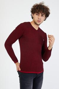 เสื้อสเวตเตอร์แขนยาว,เสื้อกันหนาวสีดำสำหรับผู้ชาย - Product Image 2