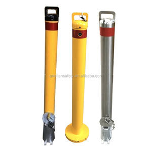 Avustralya standart toz kaplı açık güvenlik trafik yol galvanizli çelik direkler, park sokak metal baba çıkarılabilir - Product Image 1