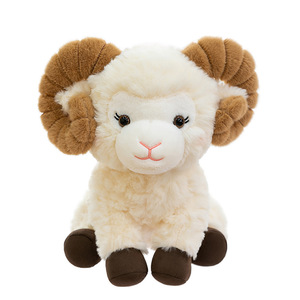 Nouvelle Peluche Mignonne et Réaliste <span class=keywords><strong>Petite</strong></span> Chèvre, Poupée la plus vendue, Figurine Décorative pour Machine à Pinces - Vente en Gros - Product Image 4