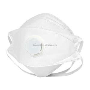 Respirator Partikulat FFP3 Berkatup dengan Logo Kustom, Masker Wajah Bentuk Ikan, Respirator Anti Debu - Product Image 1