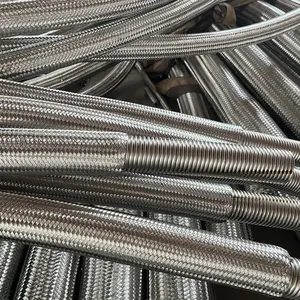 XC Wire Braided Stainless Steel Corrugated Flexible Gas Connection Metal Flex Hose