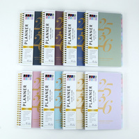 Agenda Mensual A5 en Espiral, PVC Ecológico, Regalo Inspirador, Diario de Autocuidado, Bloc de Notas Diario, Papel para Metas, Personalizable