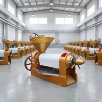 Presse à huile à froid et à chaud Guangxin YZYX140CJ, capacité 400 kg/h, pour huiles de soja, de tournesol, de noix de coco et d'arachide