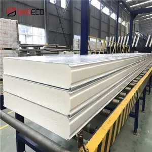 Pu /polyurethane sandwich panel pir stainless steel panel wall outdoor Insulated Sandwich Panels Building For Cold Room