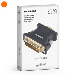 Adaptateur DVI mâle vers VGA femelle, 24 + 1/24 + 5 broches, prix en gros