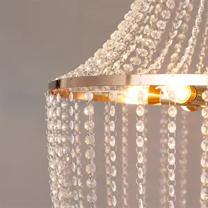 Lampe en cristal de grande roue à quatre étages lustres de décoration de mariage pour décoration de mariage décoration de mariage