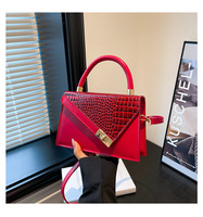Sac bandoulière rétro décontracté et simple, couleur unie, avec deux sangles, durable, forme coussin, pour le quotidien