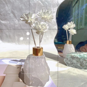 Diffuseur de parfum en bouteille de roseau avec pierre de cristal brute bleue naturelle personnalisée Eric, pierre de <span class=keywords><strong>lapis</strong></span>-<span class=keywords><strong>lazuli</strong></span>, pierre précieuse de quartz, pour la chambre à coucher - Product Image 5