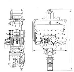 Martello a pila vibratorio 36-75 Ton forza eccitante 9-18m di profondità - Product Image 3