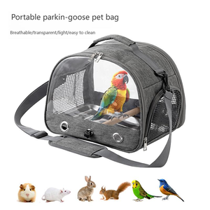Bolsa de Viaje Ajustable para Pájaros y Loros, Portátil, Transpirable, Plegable, con Bandeja Transparente, Ligera, con Cierre, Sólida - Product Image 4