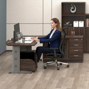 AY <b>Office</b> System V-QMB 55-SET 6 Feet L-shaped Manager Commercial <b>Office</b> <b>Table</b> Sleek Modern Melamine Laminated <b>Office</b> Home Use - Product Image 1