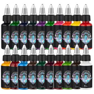 หมึกสัก Tuffking ขนาด 1 ออนซ์ สีทึบ สำหรับมืออาชีพ สูตรวีแกน - Product Image 2