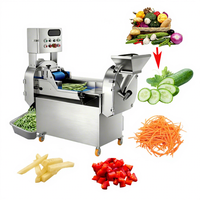Verstelbare Automatische Commerciële Mini Tafelblad Voedselsnijder Industriële Groente Fruitsnijmachine Vers Vlees Plakmachine