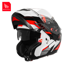 Casque modulaire MTHELMETS CE/ABS toutes saisons avec ventilation, fermeture rapide, directement de l'usine, neuf, pour équipement de course/cruising, double visière - Product Image 2
