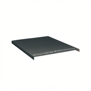 Fami Steel Covering For Multiplex Tabletop 3000x750x20 Mm Black Ral9005 Rubberized Surface - Product Image 3